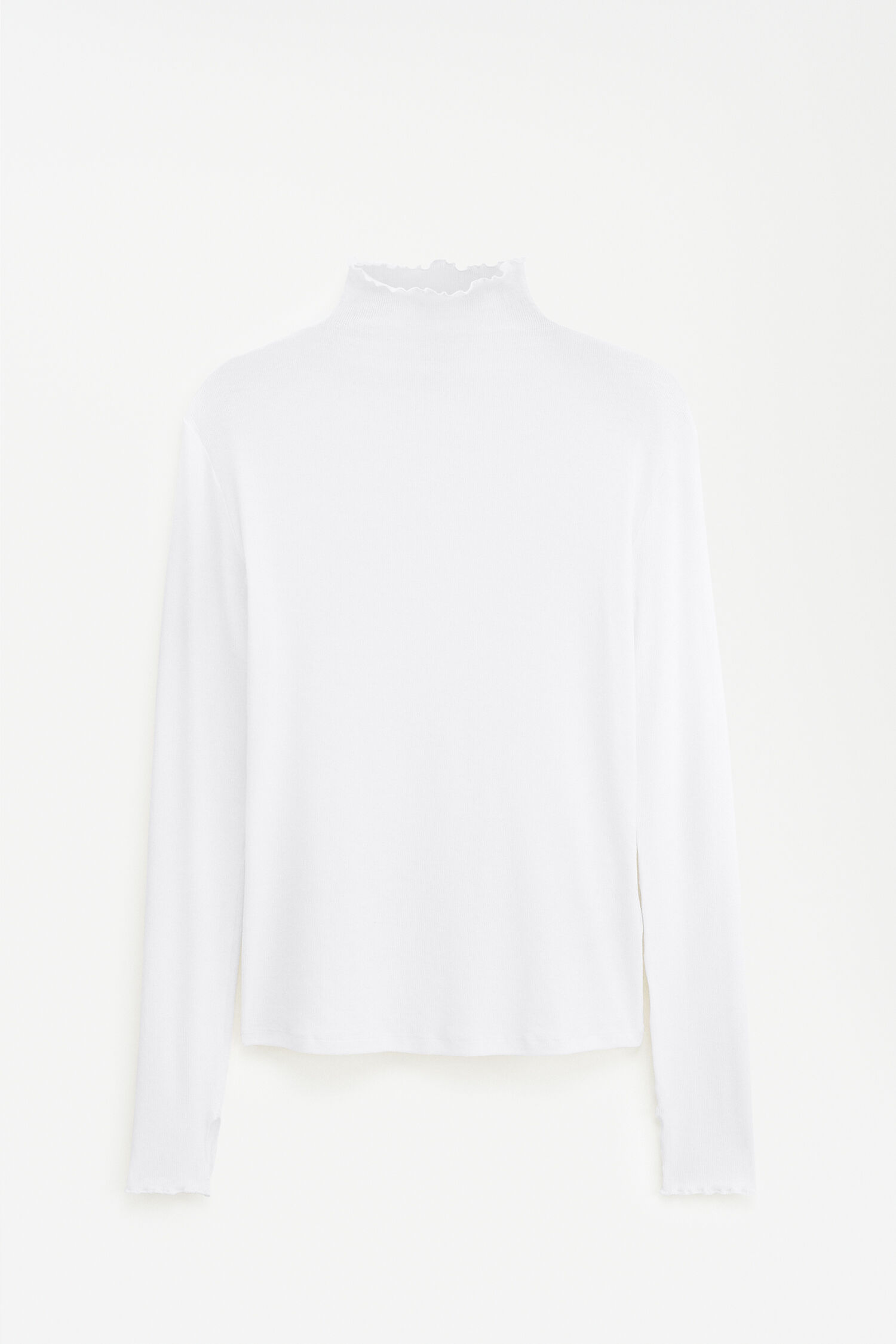Rib Mock Neck Top
